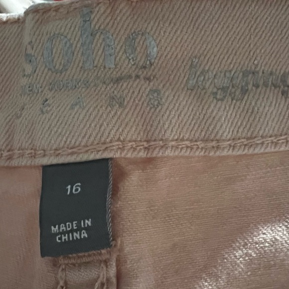 Stylish Distressed Pink Jeans - Picture 6 of 6